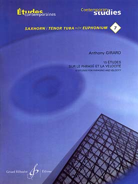 Illustration de 15 Études sur le phrasé et la vélocité pour saxhorn basse ou euphonium