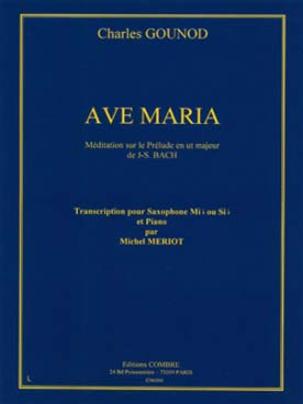 Illustration de Ave Maria, tr. Mériot (sax mi b ou si b)