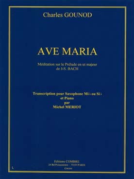 Illustration de Ave Maria, tr. Mériot (sax mi b ou si b)