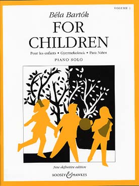 Illustration de For Children, sur des airs populaires - Vol. 1 : airs hongrois