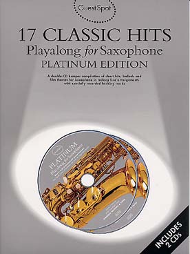 Illustration de GUEST SPOT : arrangements de thèmes célèbres - 17 classic hits (éd. platinum avec téléchargement)