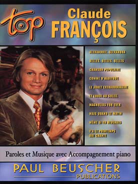 Illustration de Collection TOP : édition simplifiée avec ligne mélodique +accords clavier/guitare - TOP Claude François
