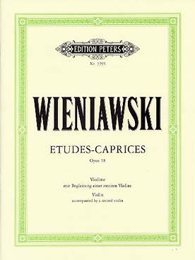 Illustration wieniawski etudes caprices op. 18