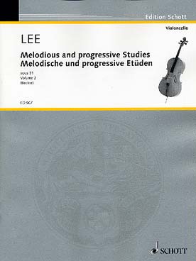 Illustration de 40 Études mélodiques op. 31 - éd. Schott vol. 2