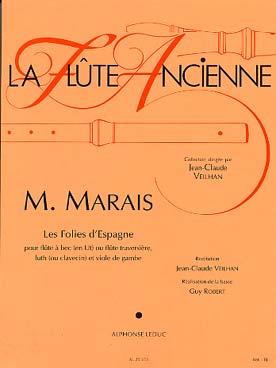 Illustration de Les Folies d'Espagne pour flûte à bec soprano ou ténor ou flûte traversière et viole de gambe
