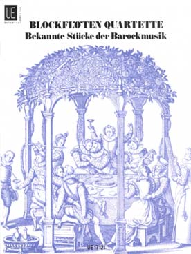 Illustration de QUATUORS DE FLUTES A BEC Vol. 4 : Bekannte Stücke der Barockmusik