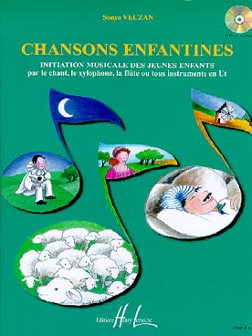 Illustration de Chansons enfantines : initiation musicale des jeunes enfants par le chant le xylophone, la flûte - Vol. 1 initiation
