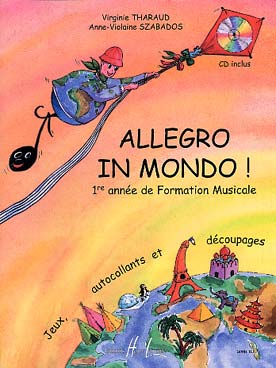 Illustration de Allegro in mondo avec CD : niveau 1er année de formation musicale
