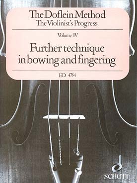 Illustration doflein ecole du violon anglais vol. 4