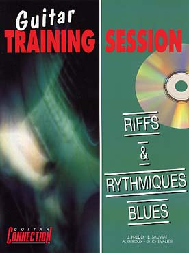 Illustration guitar training session + cd blues