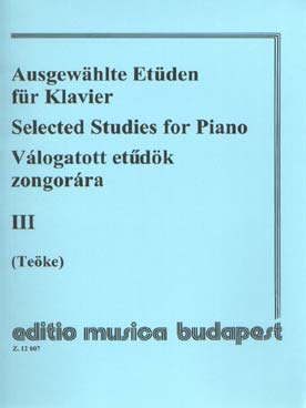 Illustration selected studies for piano vol. 3