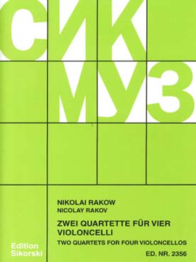 Illustration de 2 Quatuors pour 4 violoncelles