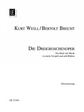 Illustration weill l'opera de 4 sous chant/piano