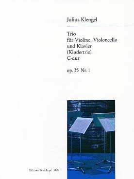 Illustration de Trio op. 35/1 en mi m pour violon, violoncelle et piano