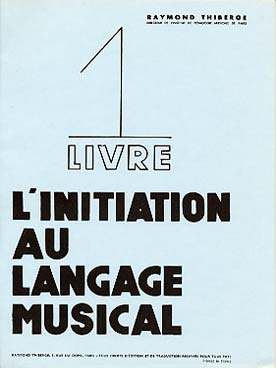 Illustration de Initiation au langage musical - Vol. 1