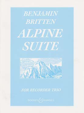 Illustration britten alpine suite pour 3 flutes a bec