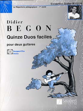 Illustration begon 15 duos faciles (avec cd inclus)