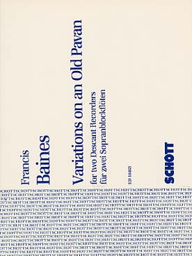 Illustration baines variations on old pavan showing