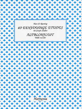 Illustration de 40 Études pour flûte à bec alto