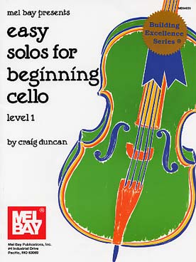 Illustration de Easy solos for beginning cello