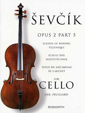 Illustration sevcik op. 2 ecole archet vol. 5 cello