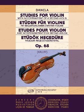 Illustration de Etudes op. 68 avec accompagnement d'un second violon