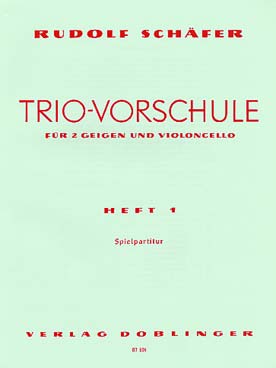 Illustration de Trio vorschule pour 2 violons et violoncelle - Vol. 1