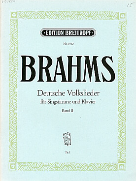 Illustration brahms deutsche volkslieder vol. 2 basse