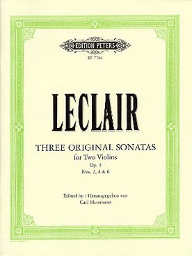 Illustration leclair sonates (3) op. 3