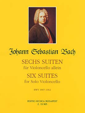 Illustration de 6 Suites BWV 1007-1012 - éd. E.M.B.