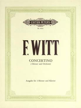 Illustration de Concertino pour 2 cors et piano