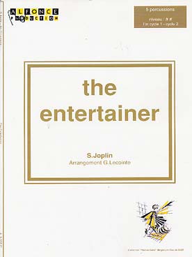 Illustration de The Entertainer (arr. Lecointe) pour 5 percussions
