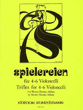 Illustration de SPIELEREIEN pour 4 à 6 violoncelles (tr. Thomas-Mifune) - Vol. 2 : Offenbach, Albeniz, Thomas- Mifune, Steinlein