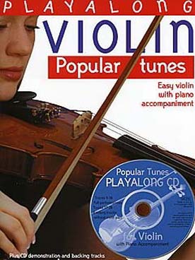 Illustration play-along violin popular tunes + cd