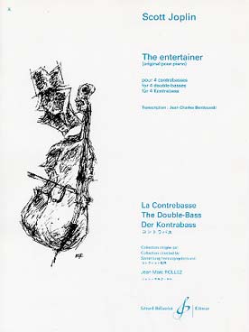 Illustration joplin the entertainer (4 contrebasses)