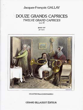 Illustration gallay 12 grands caprices op. 32
