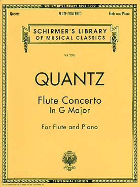 Illustration quantz concerto en sol maj