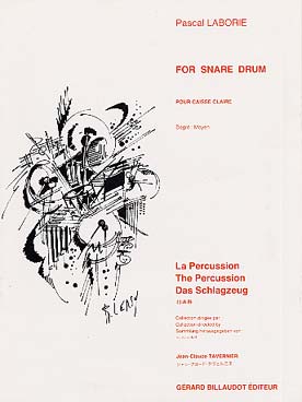 Illustration laborie for snare drum