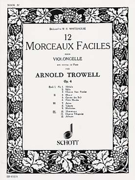 Illustration de 12 Morceaux faciles - Vol. 4 : Humoresque, Arlequin, Chanson villageoise