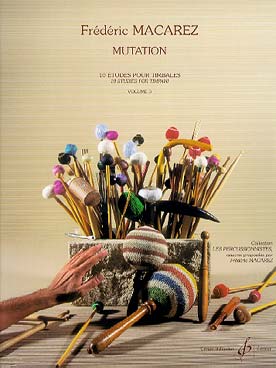 Illustration de 10 Études pour timbales - Vol. 3 : Mutation (moyenne difficulté à difficile)