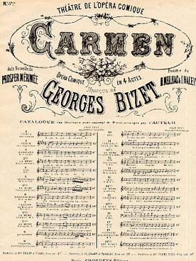 Illustration de Près des remparts de Séville (extrait de Carmen) pour soprano ou ténor