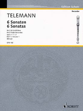 Illustration telemann sonates op. 2 (6) vol. 1
