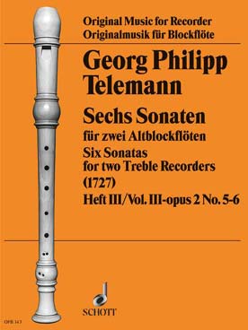 Illustration telemann sonates op. 2 (6) vol. 2