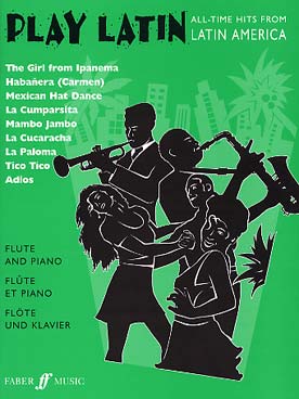 Illustration play latin flute