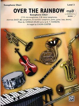 Illustration de Over the rainbow (arr. Custer)