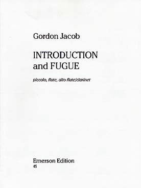 Illustration de Introduction et fugue pour 3 flûtes