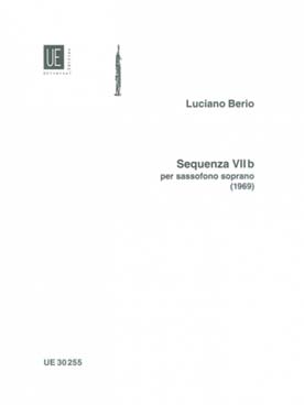 Illustration de Sequenza VIIB pour saxophone soprano