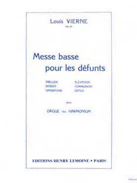 Illustration de Messe basse pour les défunts op. 62
