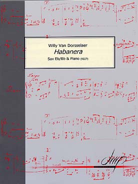 Illustration de Habanera (saxophone si b ou mi b)