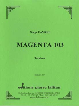 Illustration de Magenta 103 pour tambour